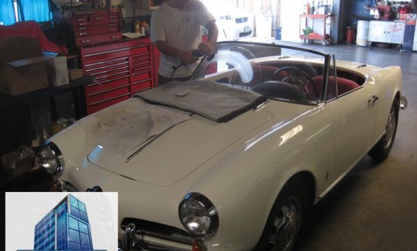 Windshield resurfacing classic Alfa Romeo