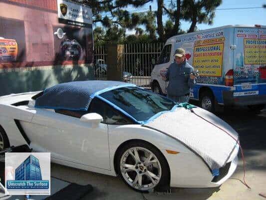car glass scratch removal