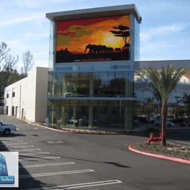 Resurfacing glass for Lexus Dealership in Escondido, CA