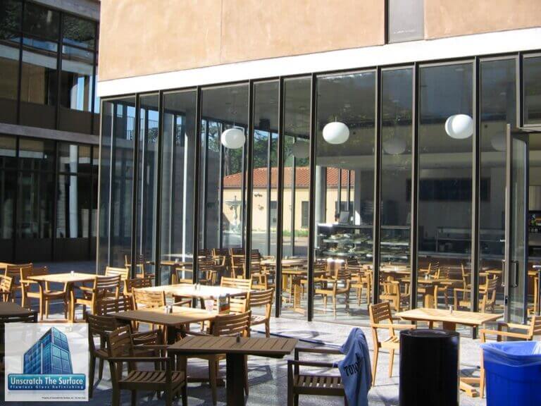 Getty Villa Glass Scratch Removal | The Job That Started It All | Malibu CA Getty Villa glass scratch removal - both sides of laminated glass restored by Unscratch the Surface