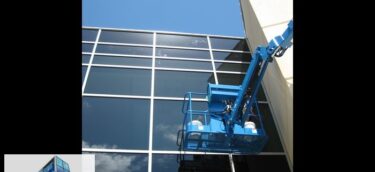 Fixing widespread scratched glass from jlg boom lift. Biloxi, MS