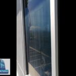 Las Vegas Scratched Glass Repair - Commercial Office Bldg Haze step for las vegas scratched glass repair