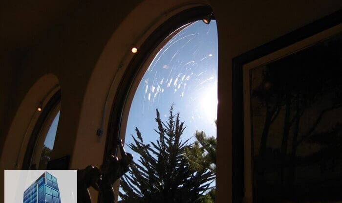 See how visible the glass scratches are with the light overhead?