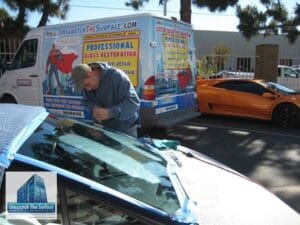 Scratched Windshield Resurfacing