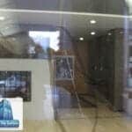 Welding Spatter Removal and Slag Repair in Glass close up welding damage in tempered glass century city ca