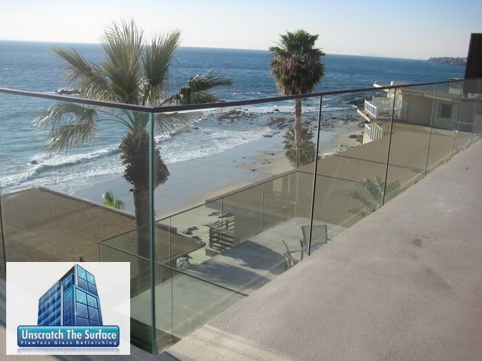 When glass scratch removal done right, the glass should look like this! Another ocean view restored in Laguna Beach, CA