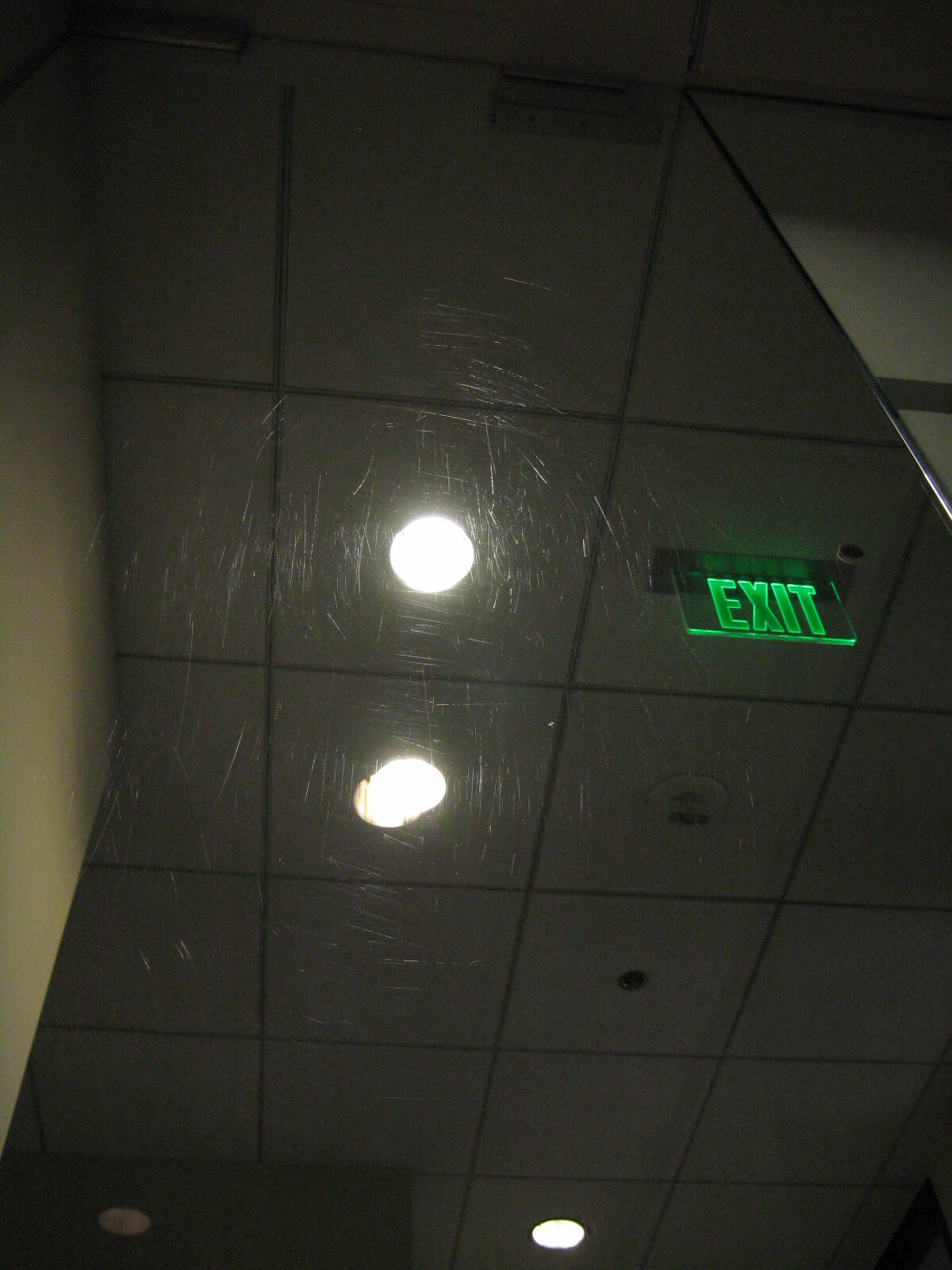 This is what scratched tempered glass typically looks like before we resurface it. Los Angeles, CA