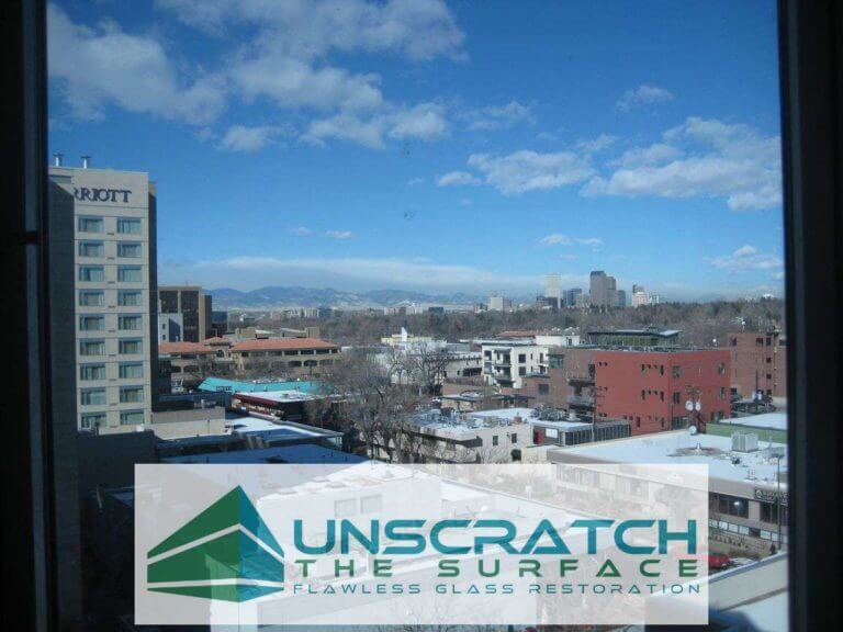 Remove Glass Scratches - Denver Mid Rise – 125 Windows commercial glass scratch removal denver co