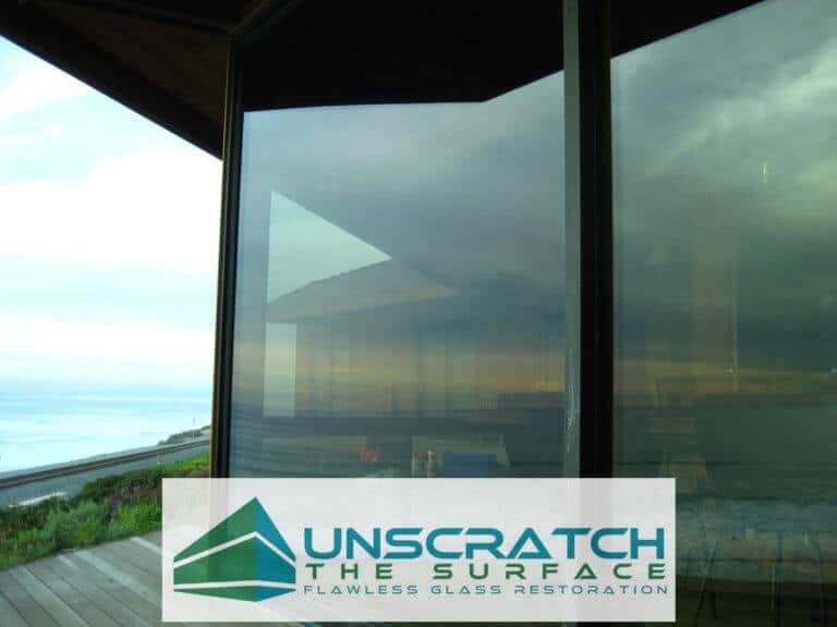 Sliding Tempered Door Glass Resurfacing | Del Mar CA sliding glass door scratch removal del mar ca