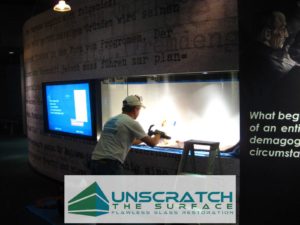 curved glass scratch removal in los angeles