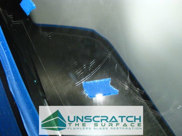 Curved Glass Scratch Removal Los Angeles CA curved glass scratch removal in los angeles