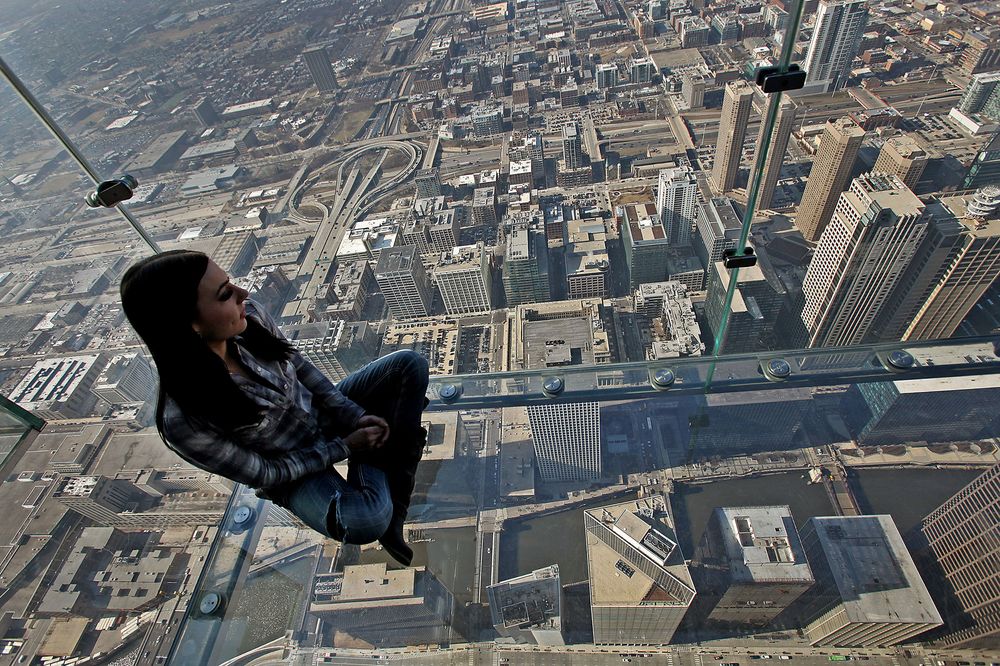 Questions about glass restoration - chicago sky deck